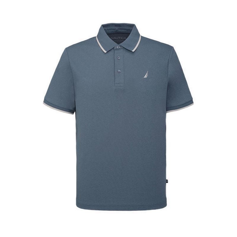 Men Polo YD collar & cuff - Light gray