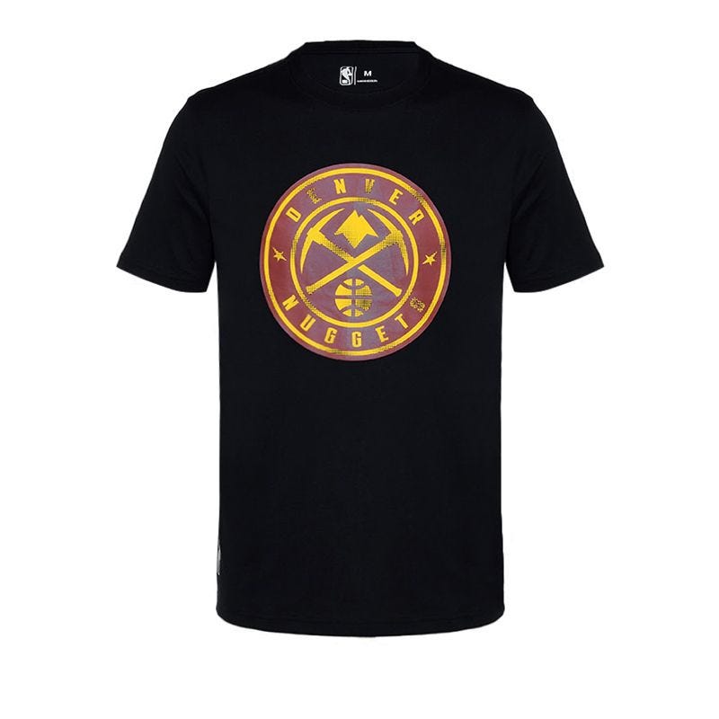 Nuggets Rustic Logo Men's Tee - Black