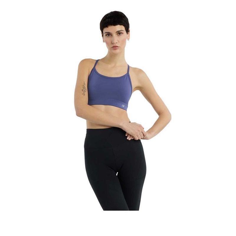 NB Essential Yoga Women's Bra - Blue