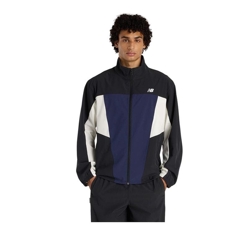 Woven Track Mens Jacket - Black