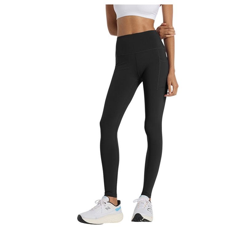 Sleek Pocket High Rise Women's Legging 27" - Black