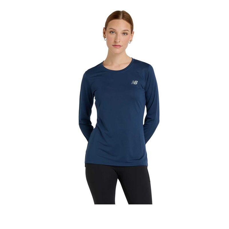 Core Run Women's Long Sleeve - Navy