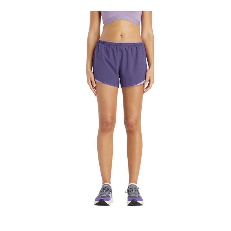 Athletics Run Womens Short 3" - Purple