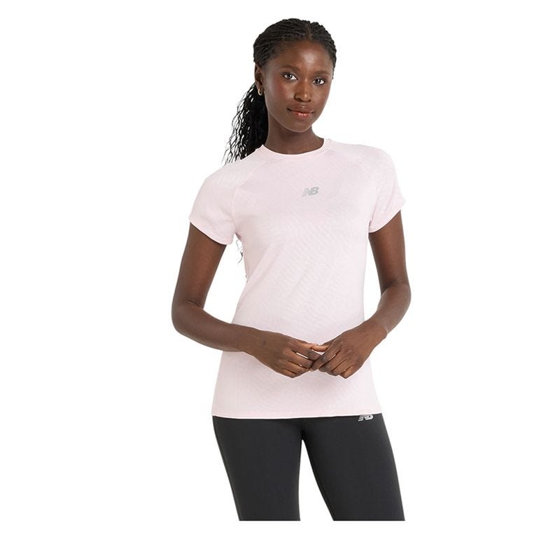 Seasonal Jacquard Women's T-Shirt - Pink