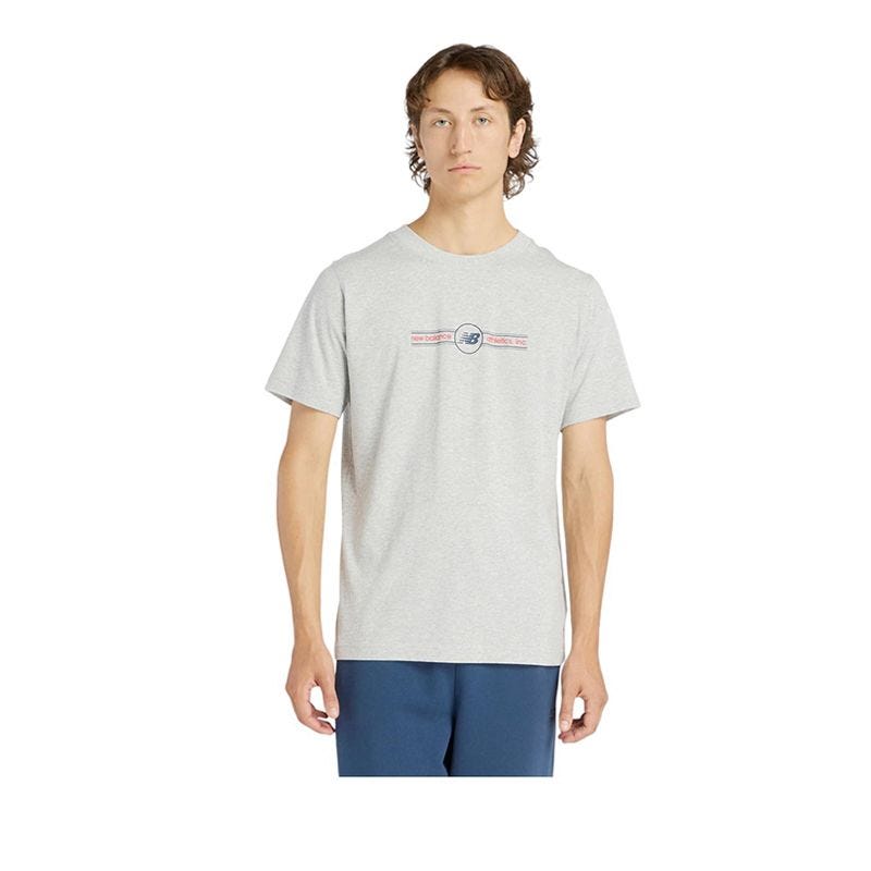 Logo Belt Men's Tshirt - Grey