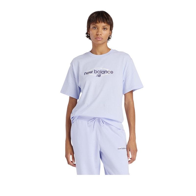 Sport Relaxed Graphic Women's Tshirt - Purple