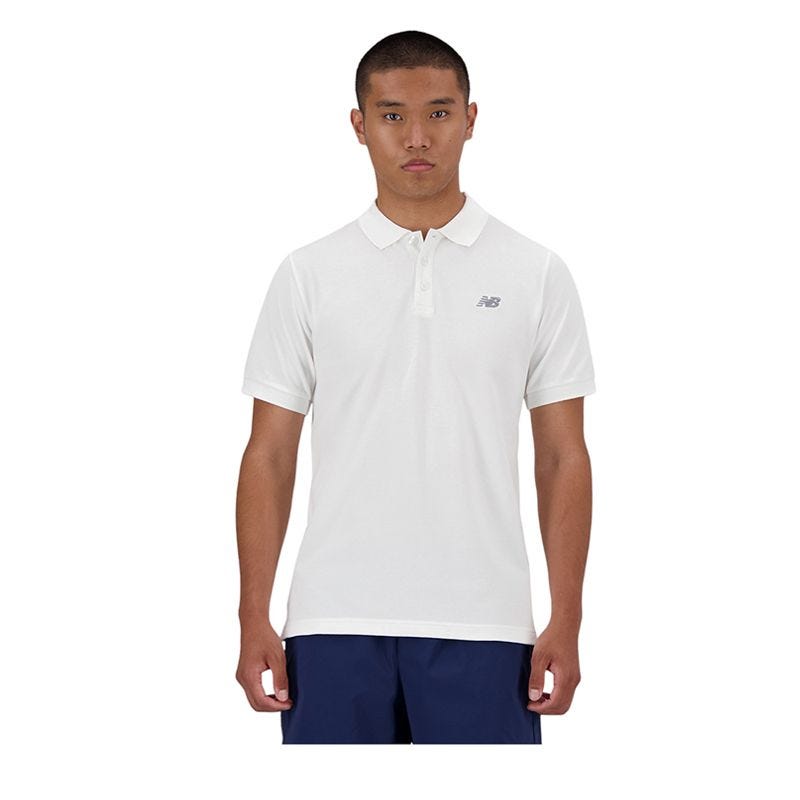 Cotton Men's Polo - White