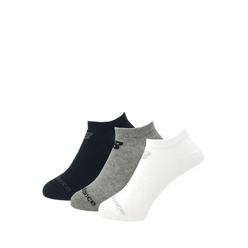 PERFORMANCE COTTON FLAT UNISEX KNIT NO SHOW 3 PAIRS- Multicolor