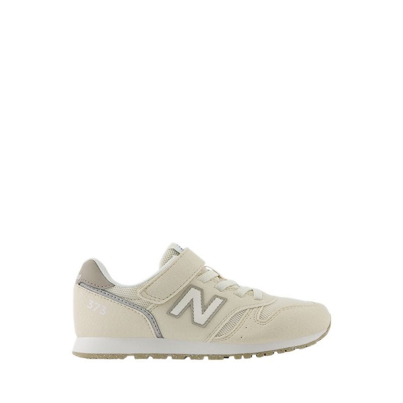 373 v2 Bungee Lace with Top Strap Girls Sneakers Shoes - Beige