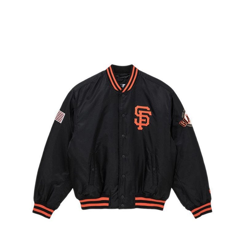 Jacket Ap Mlb Athntc Stadium Jk53 Safgia Men's Jacket - Black