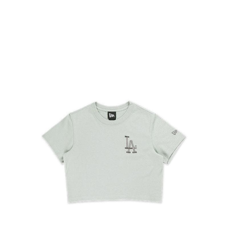 W Crop Tee Color Era Losdod Women's T-Shirt - Green