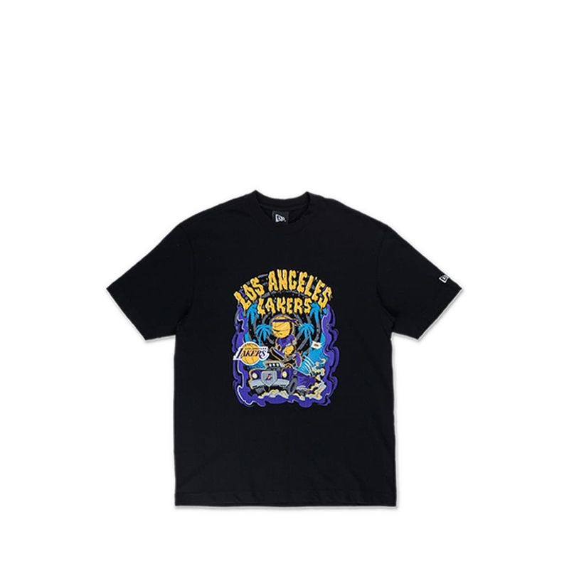 Oversized Ss Tee Nba Gnarly Loslak Men's T'Shirt - Black