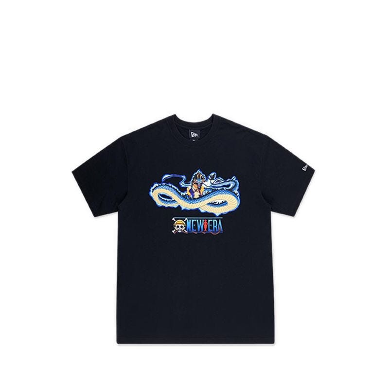 Oversized Ss Tee Kaido Dargon Onepie Men's T-Shirt - Black