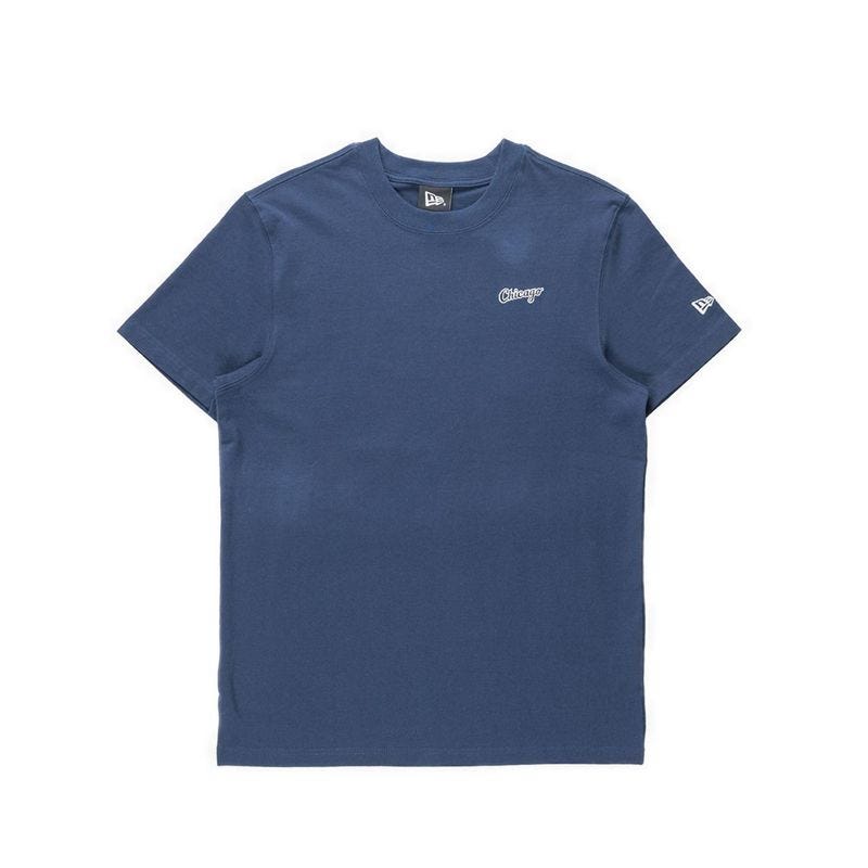 Ss Tee Patchwork Chiwhi Men's T-Shirt - Oceanside Blue