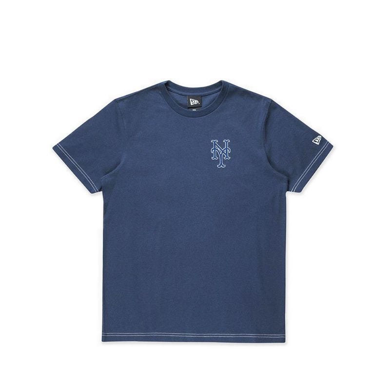 Ss Tee Mlb Contrast Stitchin Neymet Men's T-Shirt - Oceanside Blue