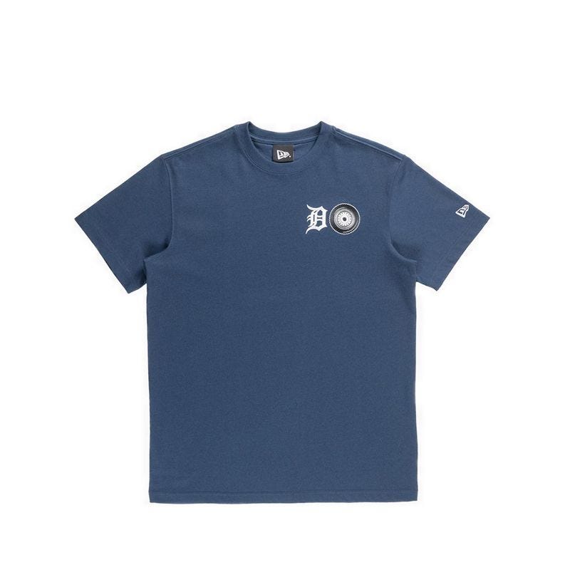 Ss Tee 59FIFTY Pack Mlb City Detroit Tigers Men's T-Shirt - Oceanside Blue