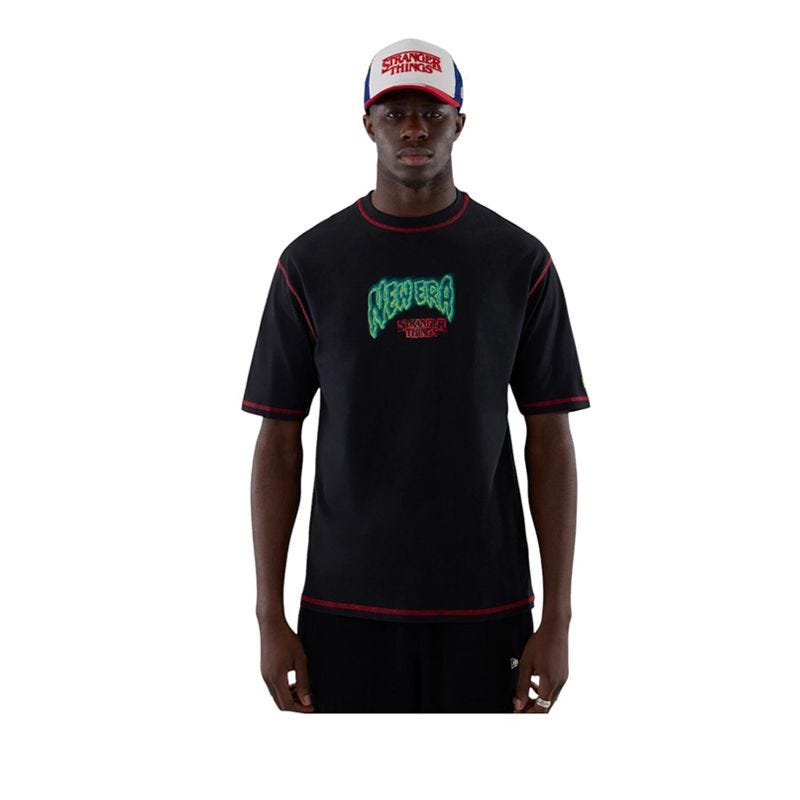 Ss Os Tee Stranger Things Strthin Men's T-Shirt - Black