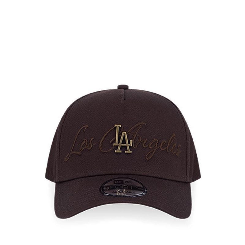 940Af Mlb Metal Crest Losdod Men's Caps - Chocolate