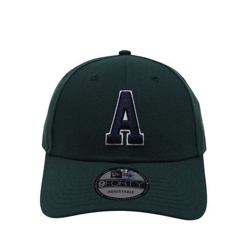 9FORTY Letter A Men's Caps - Dark Green
