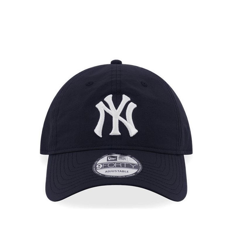 9FORTY Unst Nylon Ripstop New York Yankees Unisex Caps - Black
