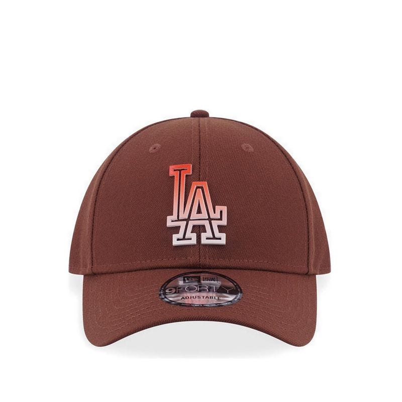 940 Gradient Outline Badge Losdod Men's Caps - Toffee
