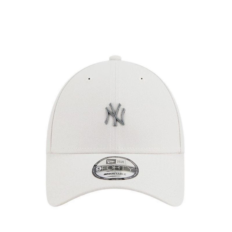 9FORTY Metal Badge Mini Rough New York Yankees Men's Caps - Vintage Stone