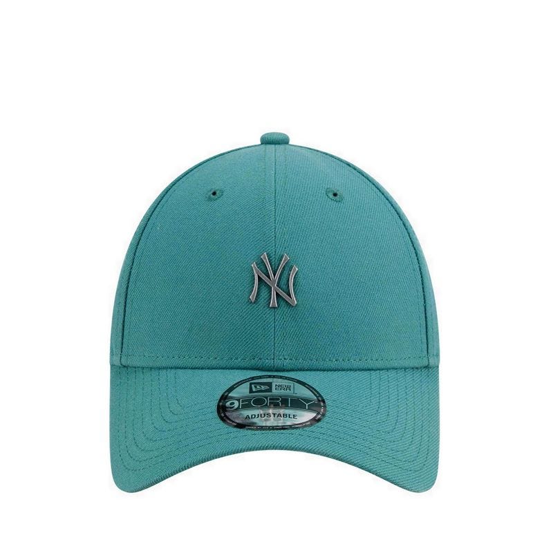 9FORTY Metal Badge Mini Rough New York Yankees Men's Caps - Pine Needle Green