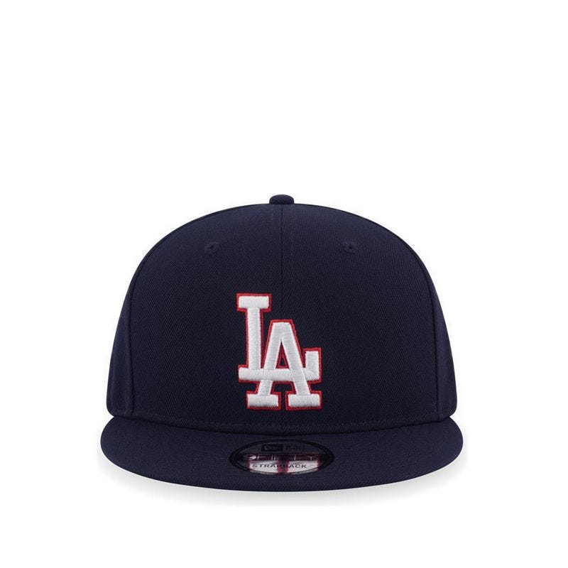 9FIFTY Snapback Outline New Orchid Los Angeles Dodgers Men's Caps - Navy