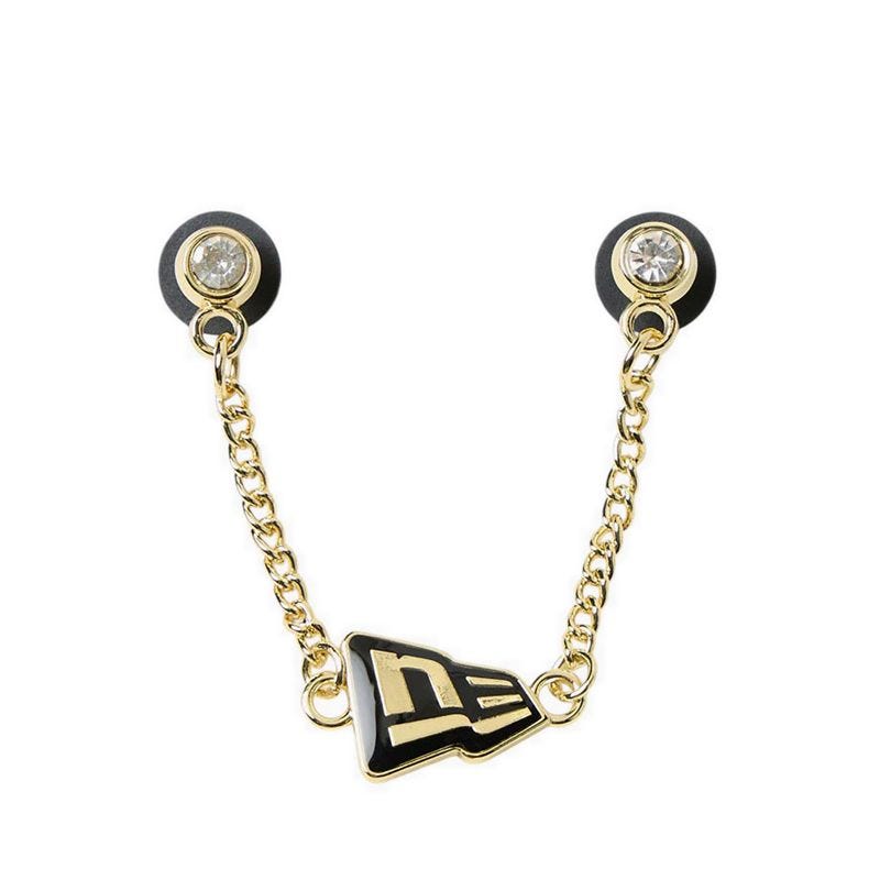 Cap Chain Flag Intl Unisex Accs - Gold