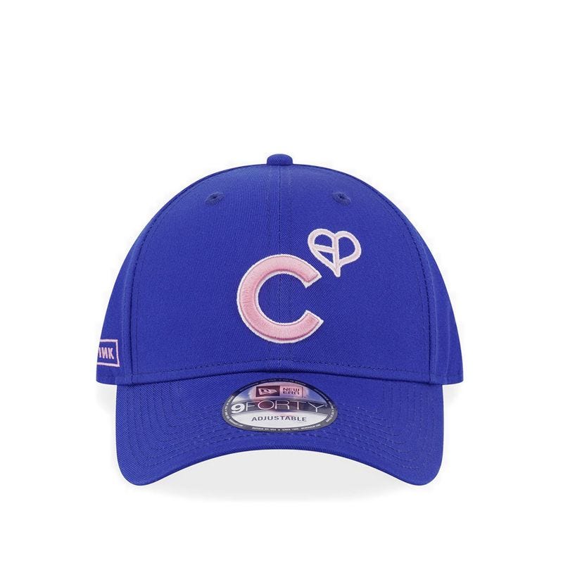 940 Ne X Blackpink X Mlb Chicub Unisex Caps - Royal