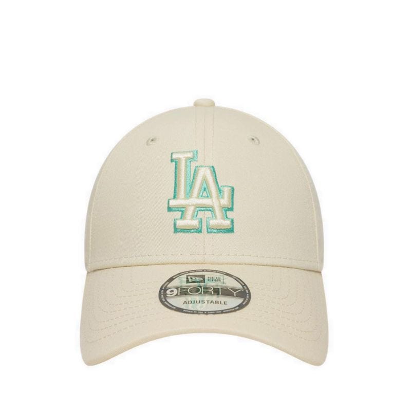 9FORTY Team Outline Los Angeles Dodgers Men's Caps - Light Cream