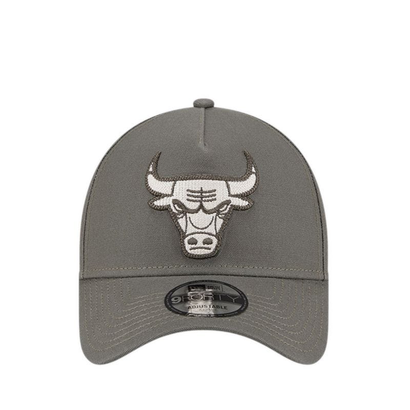 9FORTY A-Frame Mss Canvas Chainstitching Chicago Bulls Men's Caps - Dark Moss