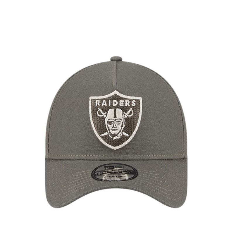 9FORTY A-Frame Mss Canvas Chainstitching Las Vegas Raiders Men's Caps - Dark Moss