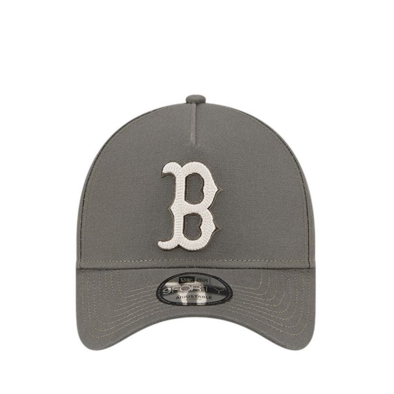 9FORTY A-Frame Mss Canvas Chainstitching Boston Red Sox Men's Caps - Dark Moss