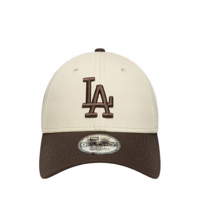 9FORTY Side Patch Los Angeles Dodgers Men's Caps - Light Cream