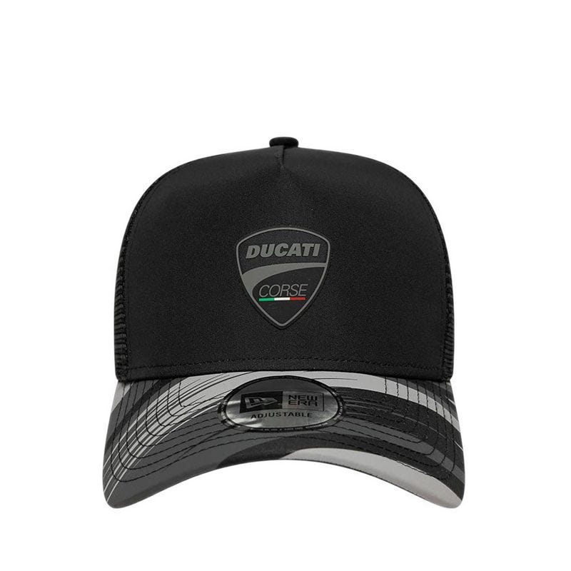 9FORTY Print E-Frame Trucker Ducati Men's Caps - Black