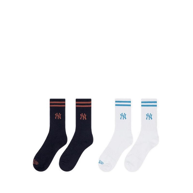 Socks Color Era New York Yankees Unisex Socks - Black/White