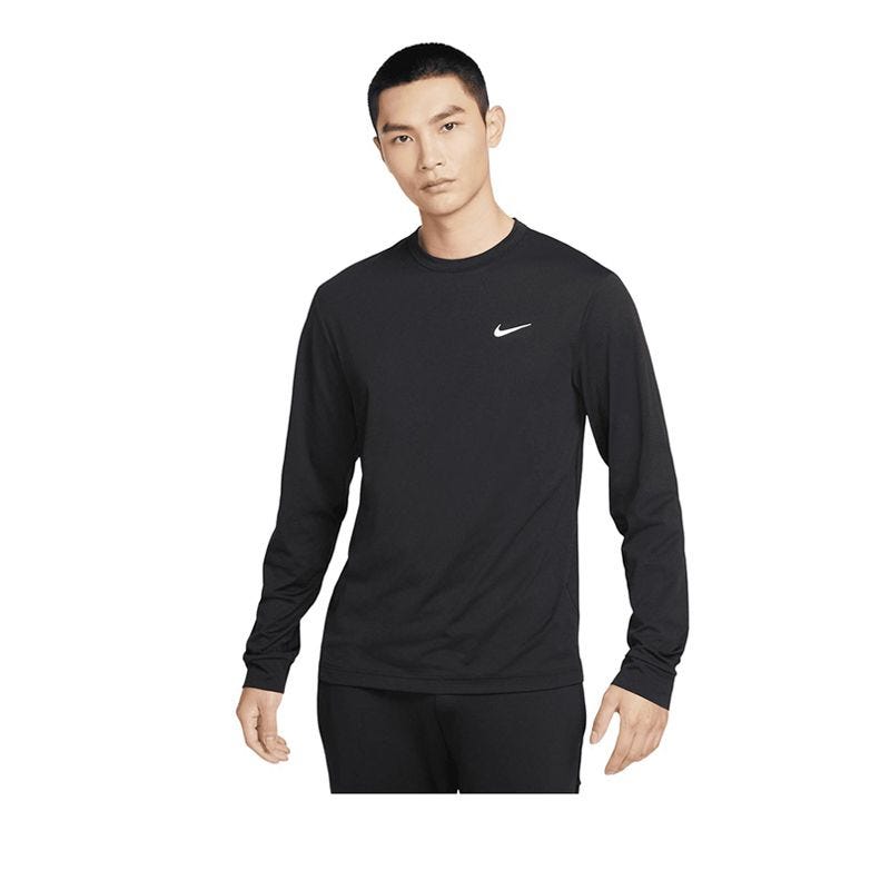 Dri-FIT UV Hyverse Men's Long-Sleeve Fitness Top - Black