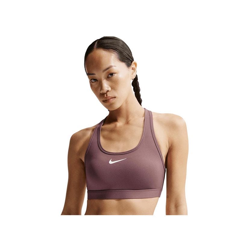 Swoosh Medium Support Women's Padded Sports Bra (A/W) - Purple