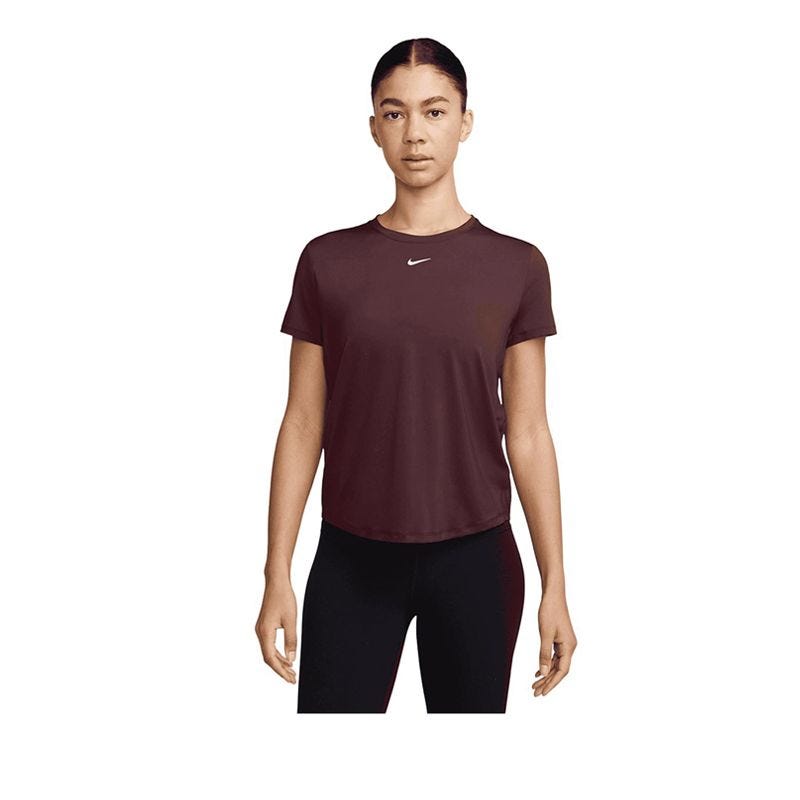 One Classic Women's Dri-FIT Short-Sleeve Top - Burgundy
