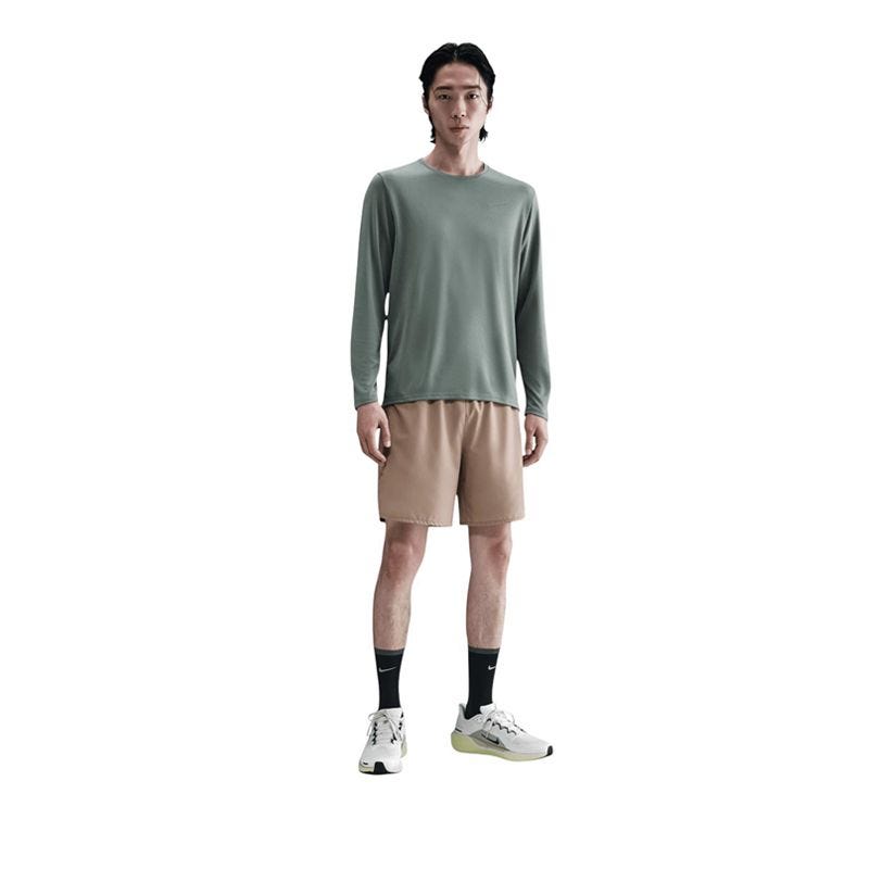 Miler Men's Dri-FIT UV Long-Sleeve Running Top - Green