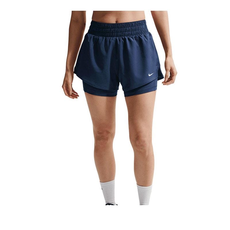 Dri-FIT One Women's Mid-Rise 3" 2-in-1 Shorts (A/W) - Blue
