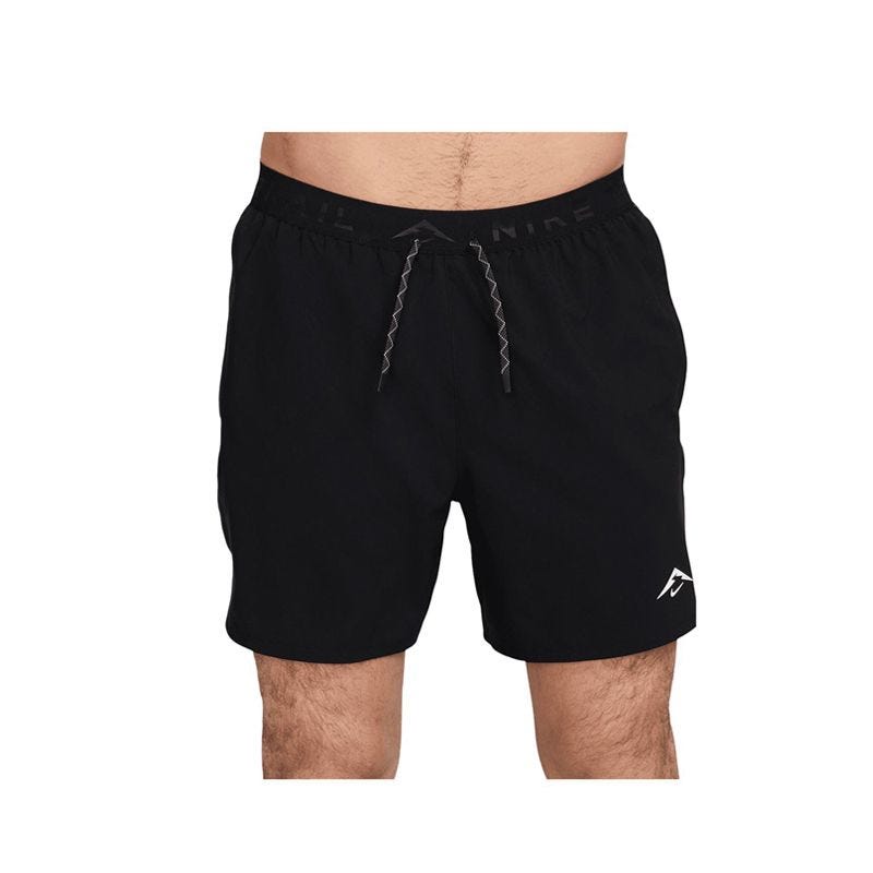 Trail Men's Dri-FIT 6" Brief-Lined Running Shorts - Black
