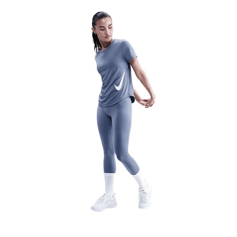 Tempo Swoosh Run Women's Dri-FIT Short-Sleeve Running Top - Blue
