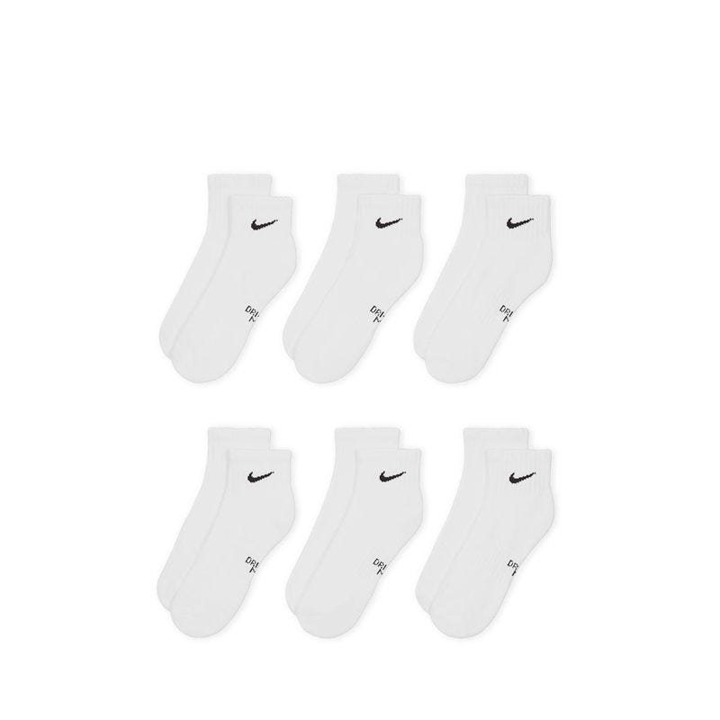 Everyday Kids' Cushioned Ankle Socks (6 Pairs) - White