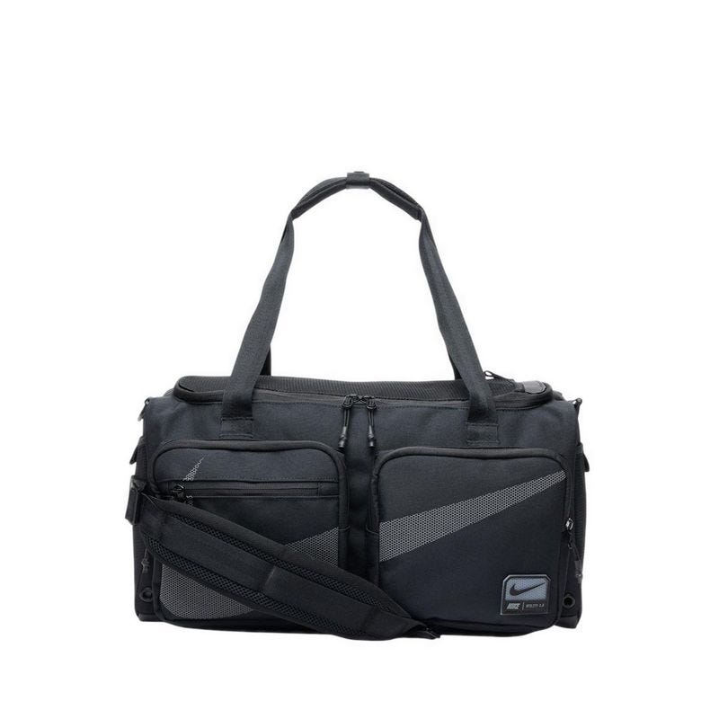 Nike Utility Power 2.0 Duffle Bag Unisex's - Black/Black/Dk Smoke Grey