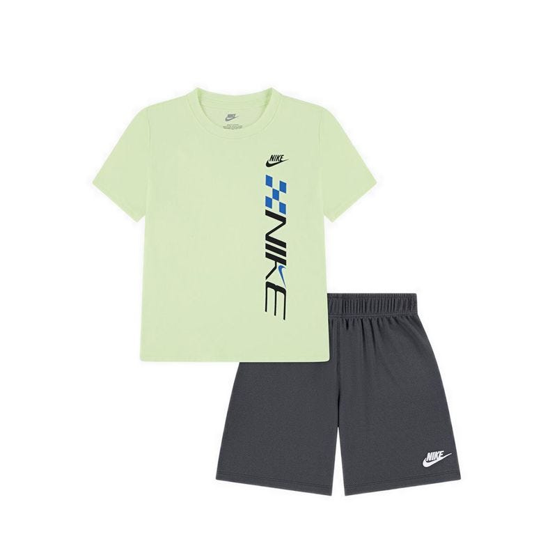 Nike Young Athlete Lap Mesh Boy's Set Apparel - Grey