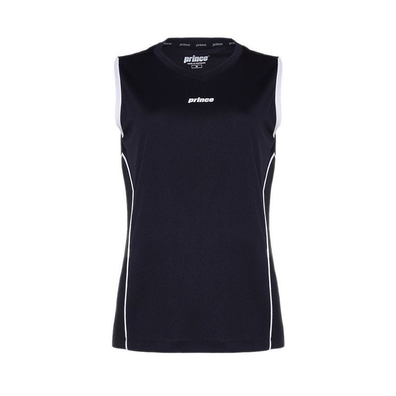 Performance Mesh Sleeveless Women's Tee - Black