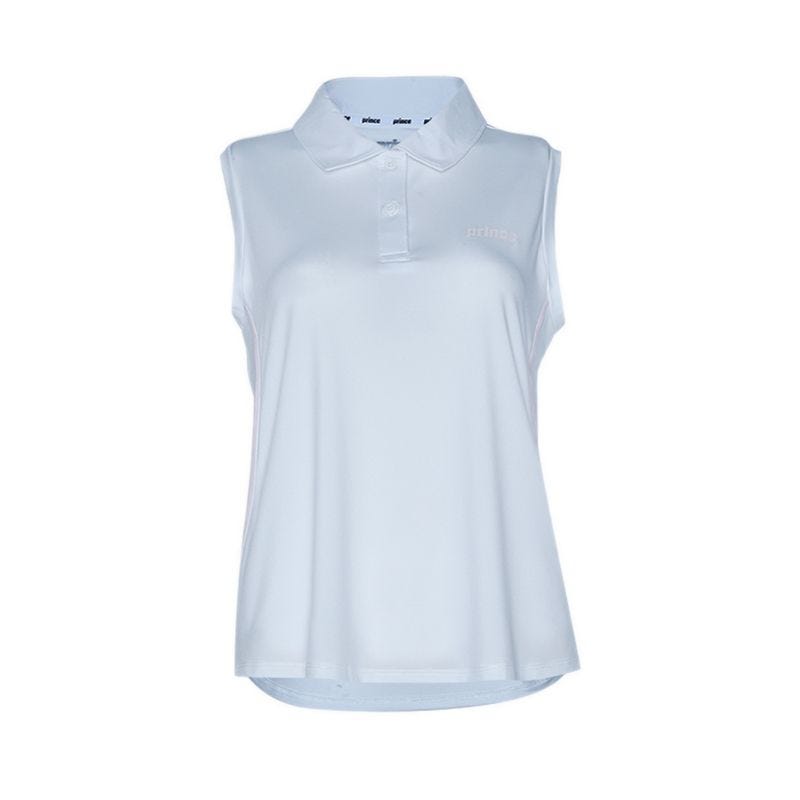 Performance Women Sleeveless Shirts - White/Black
