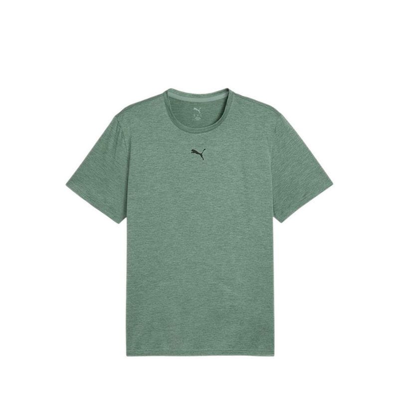 ESSENTIALS HEATHER CAT Men's Running T-Shirt - Green